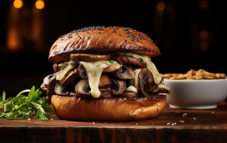 Musroom Swis Burger