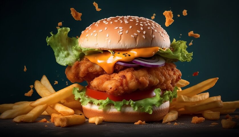 Çıtır Tavuk Burger